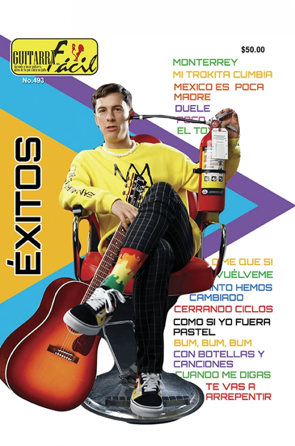 Álbum de Guitarra Fácil – No.493 -  Seabastian Yatra / El Fantasma (Exitos)